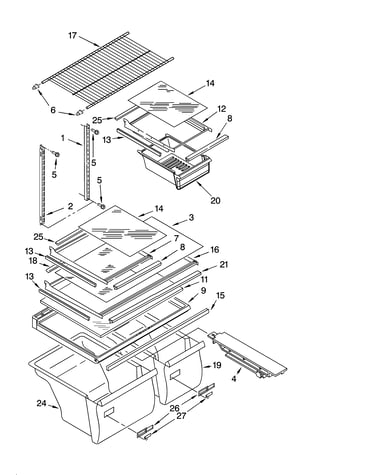 Shelf parts, optional parts