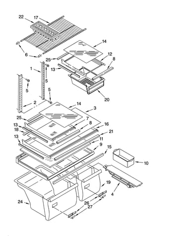 Shelf parts, optional parts