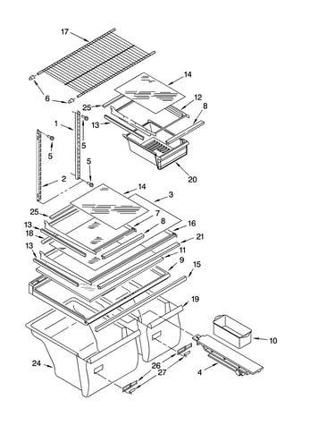 Shelf parts, optional parts