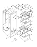 Refrigerator liner parts