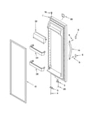 Refrigerator door parts