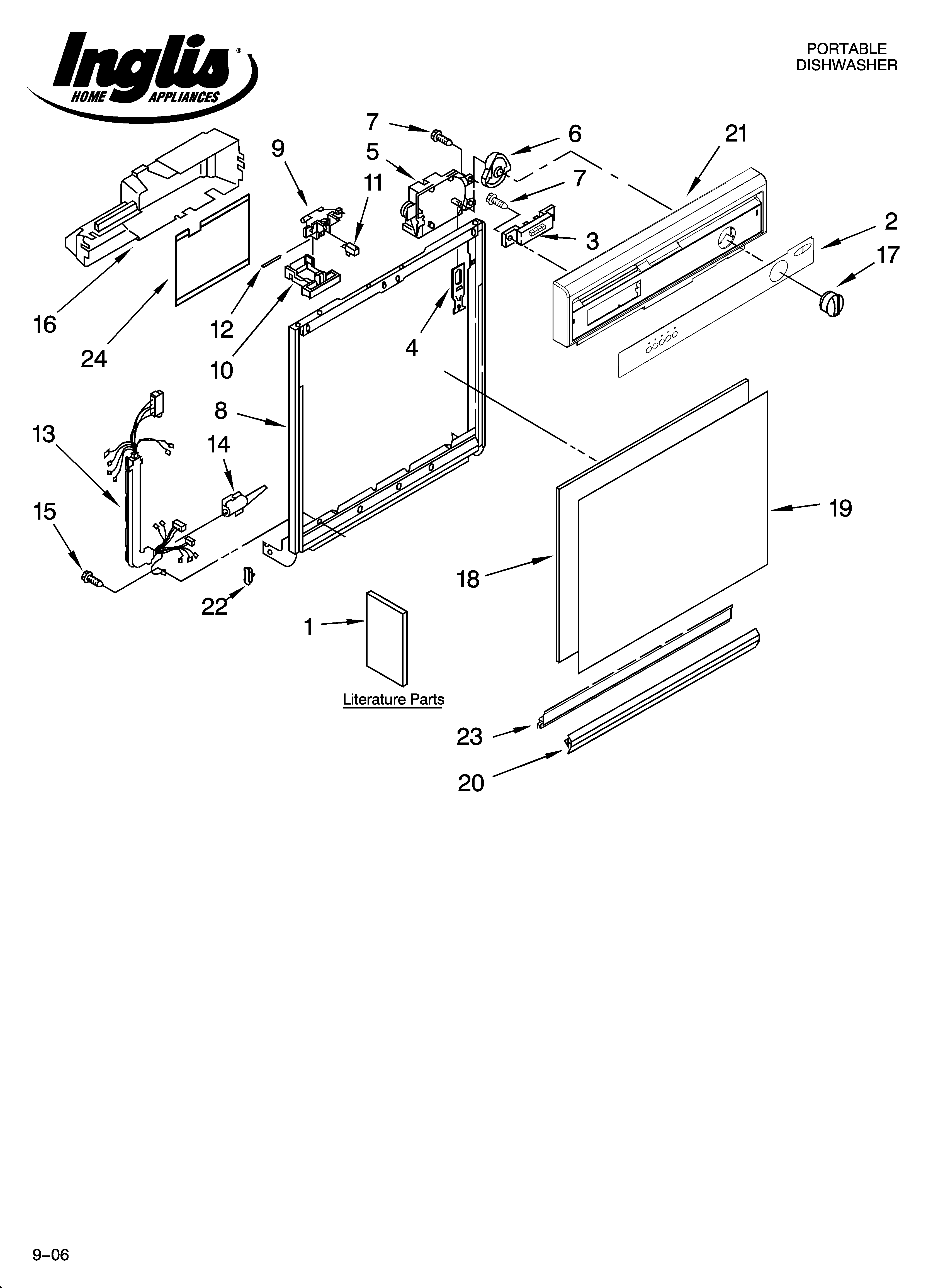Frame and console parts
