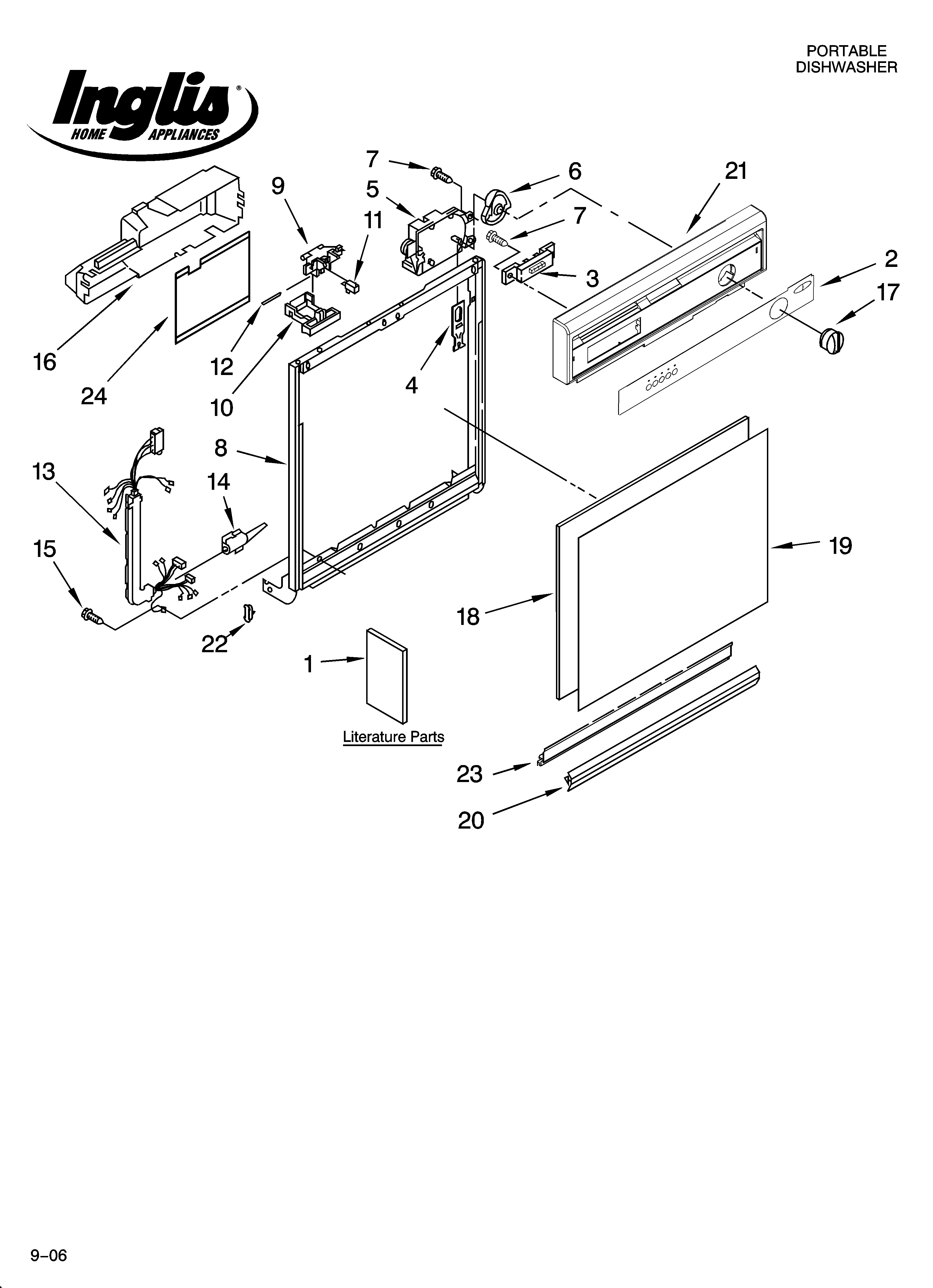 Frame and console parts