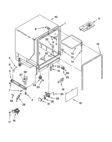 Tub assembly parts