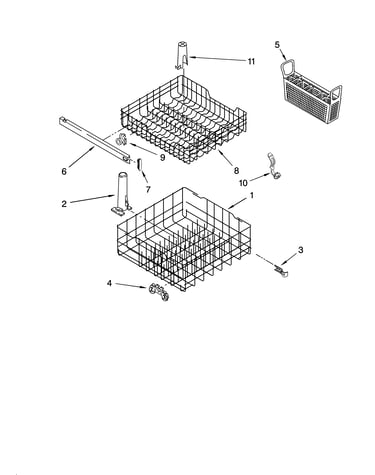 Dishrack parts