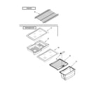 Inglis IPT104303 shelf parts, optional parts diagram