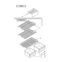 Inglis IPT151300 shelf parts, optional parts diagram