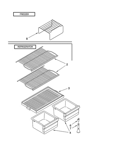 Shelf parts, optional parts
