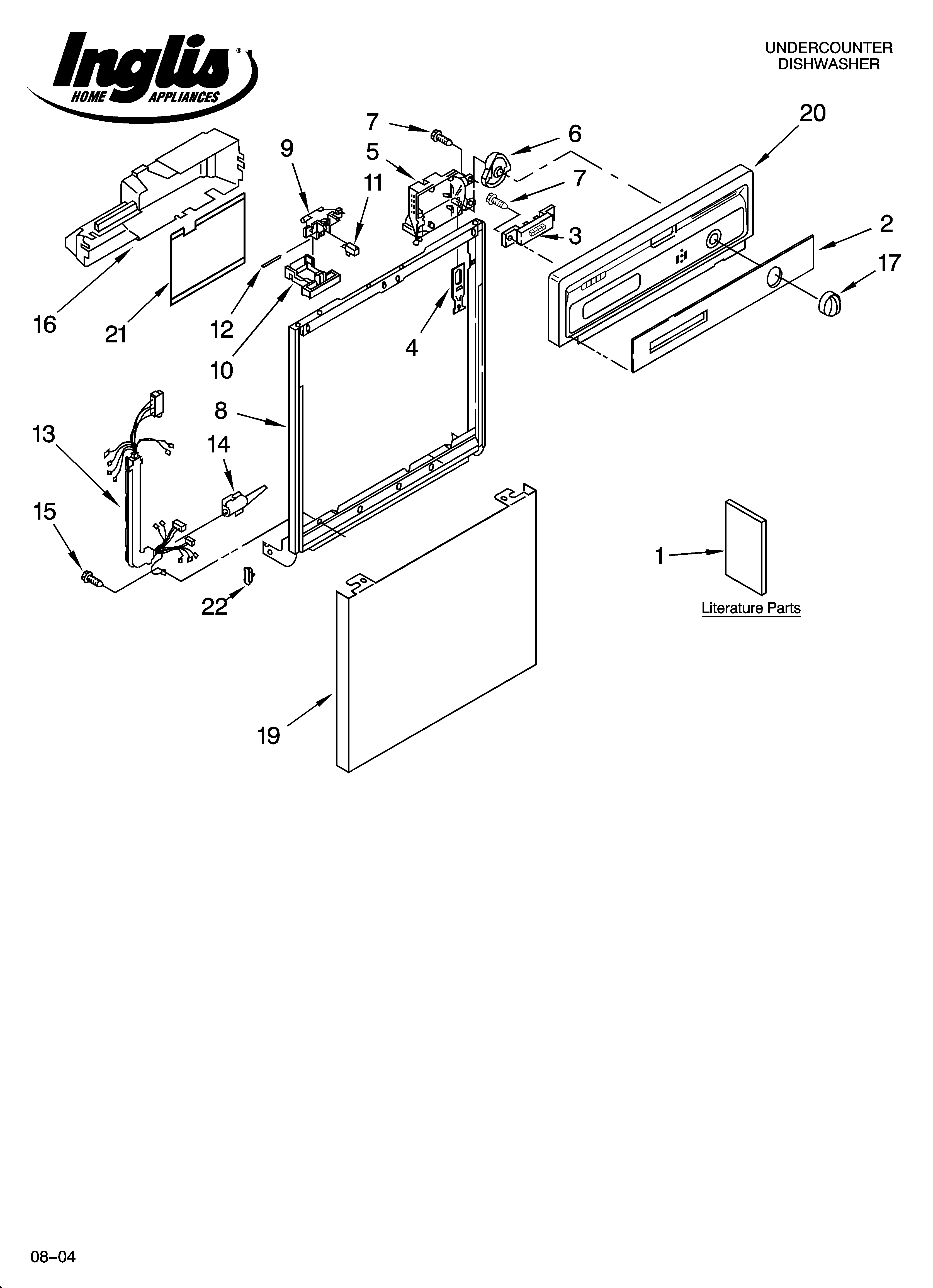 Frame and console parts