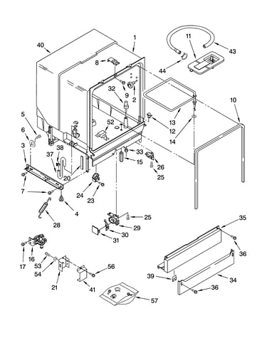 Tub assembly parts