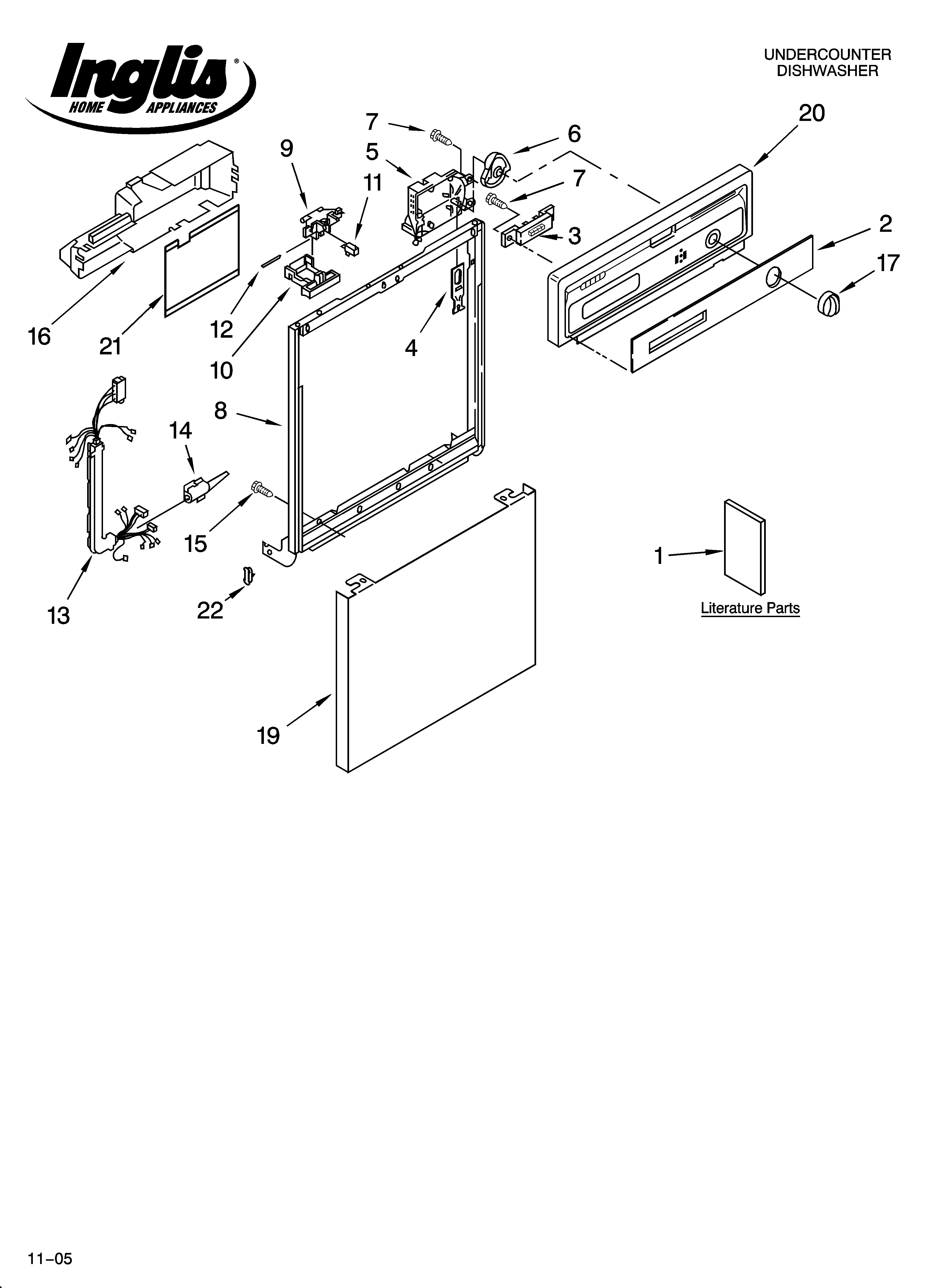 Frame and console parts