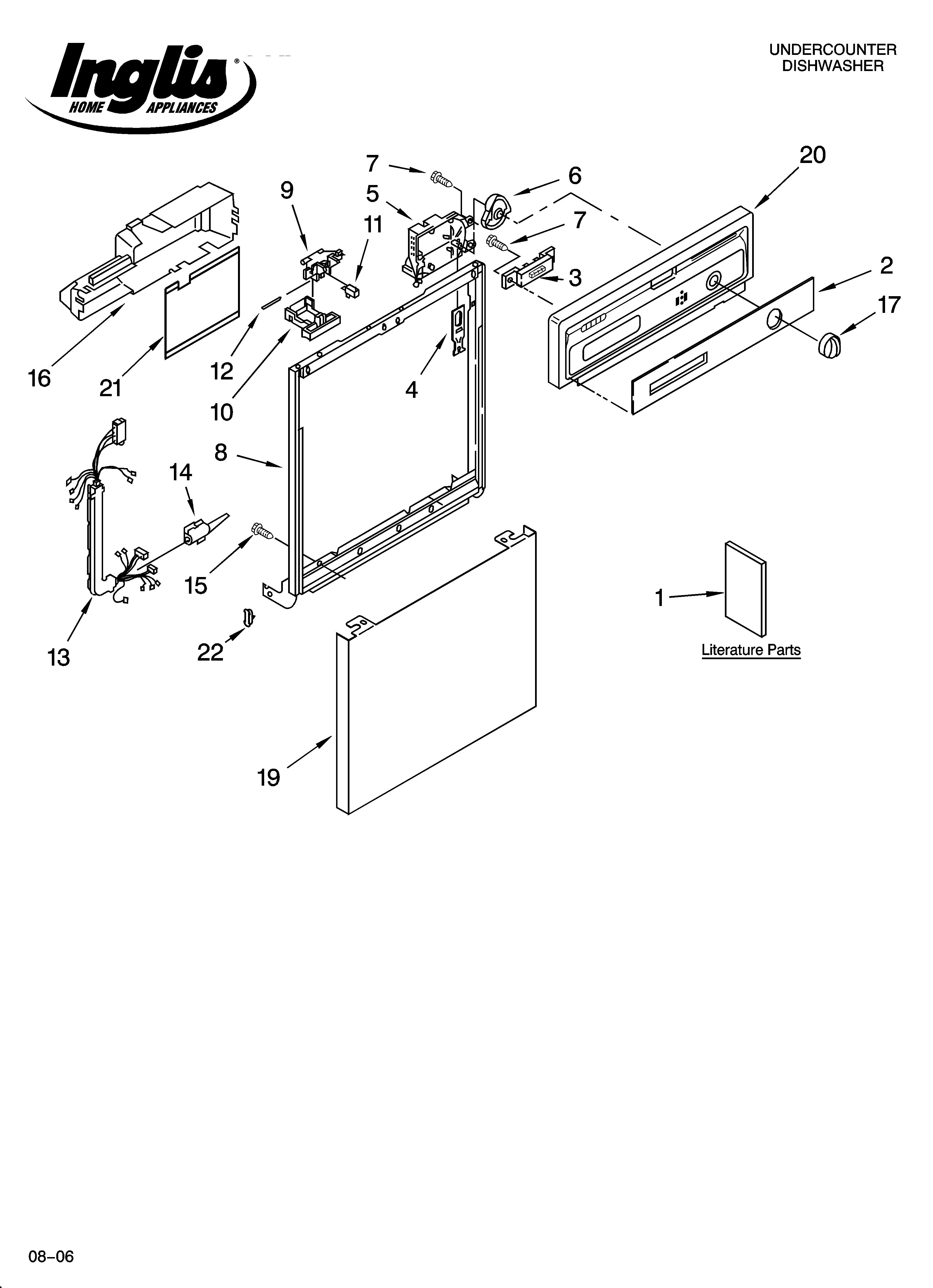 Frame and console parts