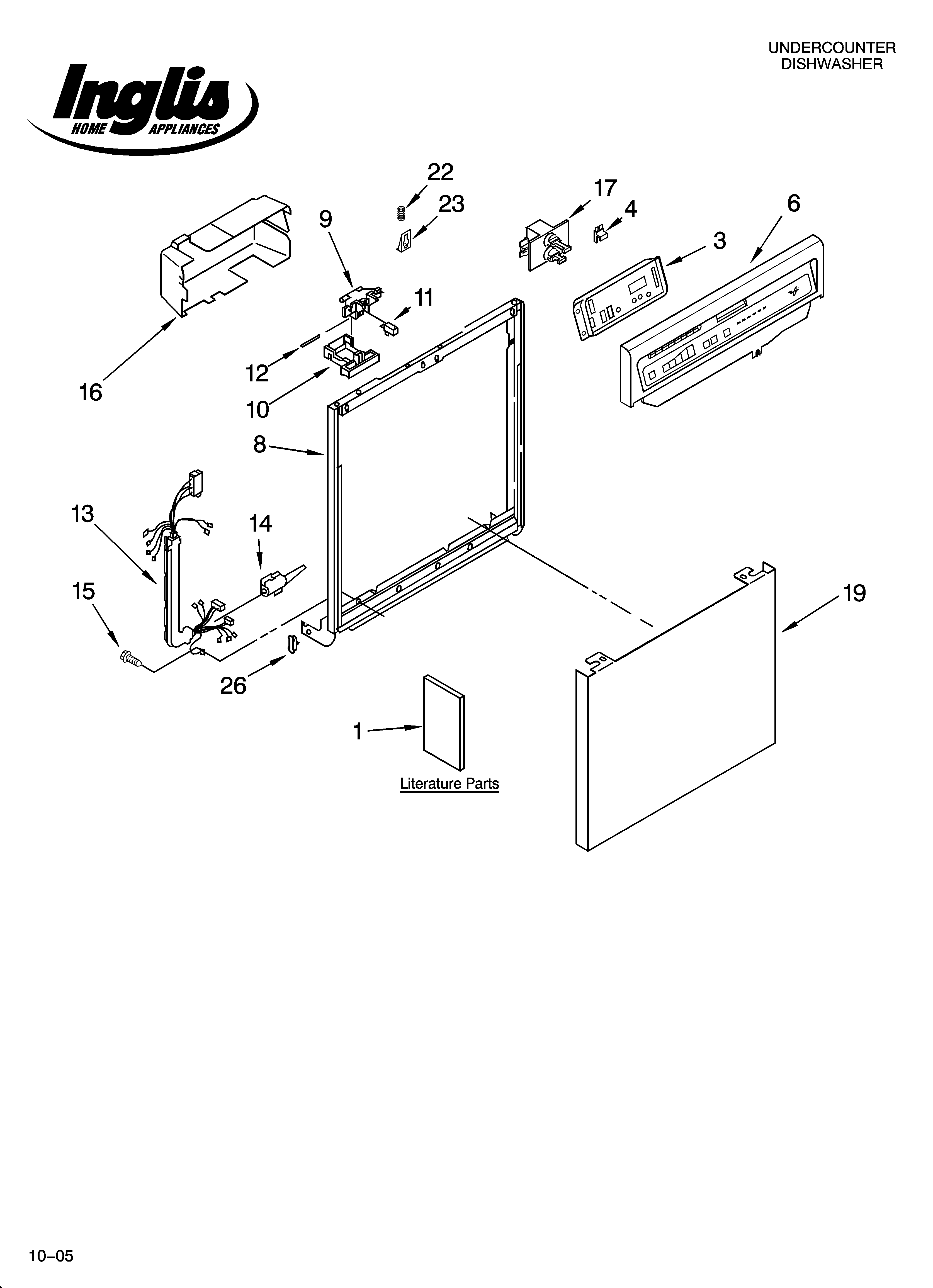Frame and console parts