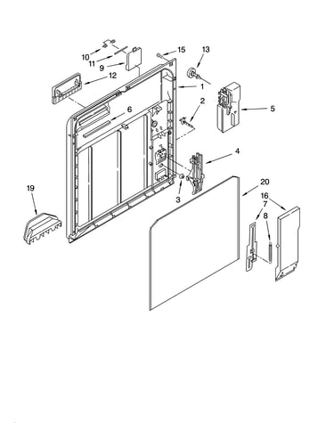 Inner door parts