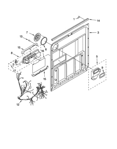 Door and latch parts