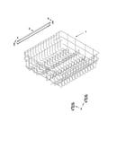 Upper rack and track parts