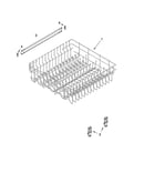 Upper rack and track parts
