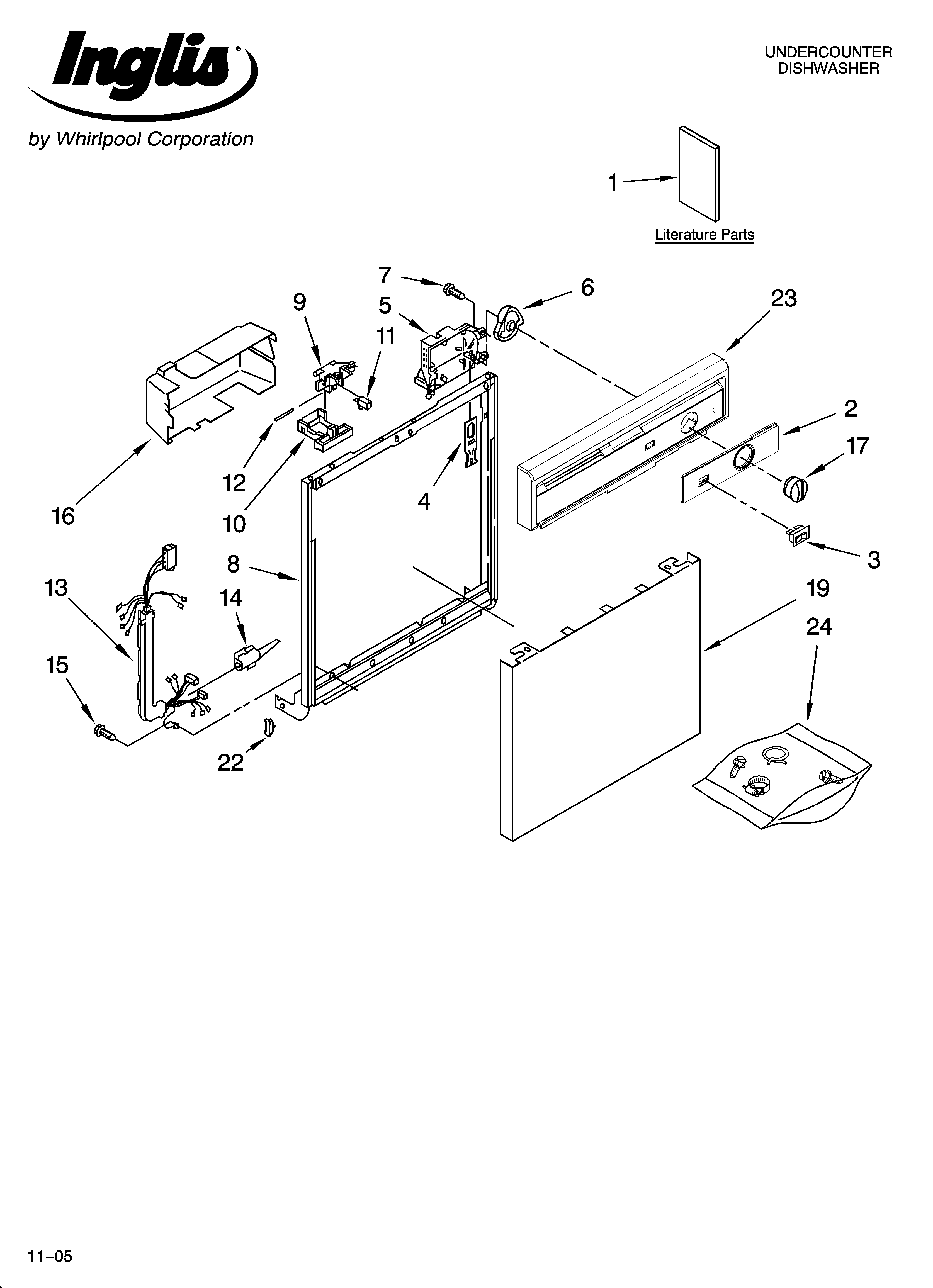 Frame and console parts