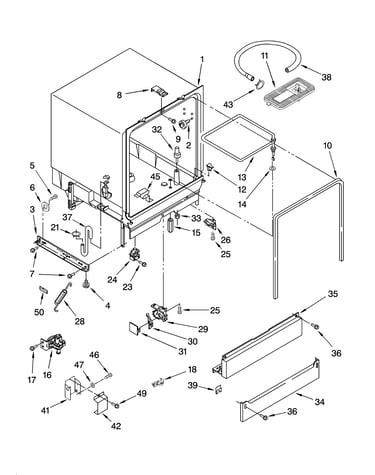 Tub assembly parts