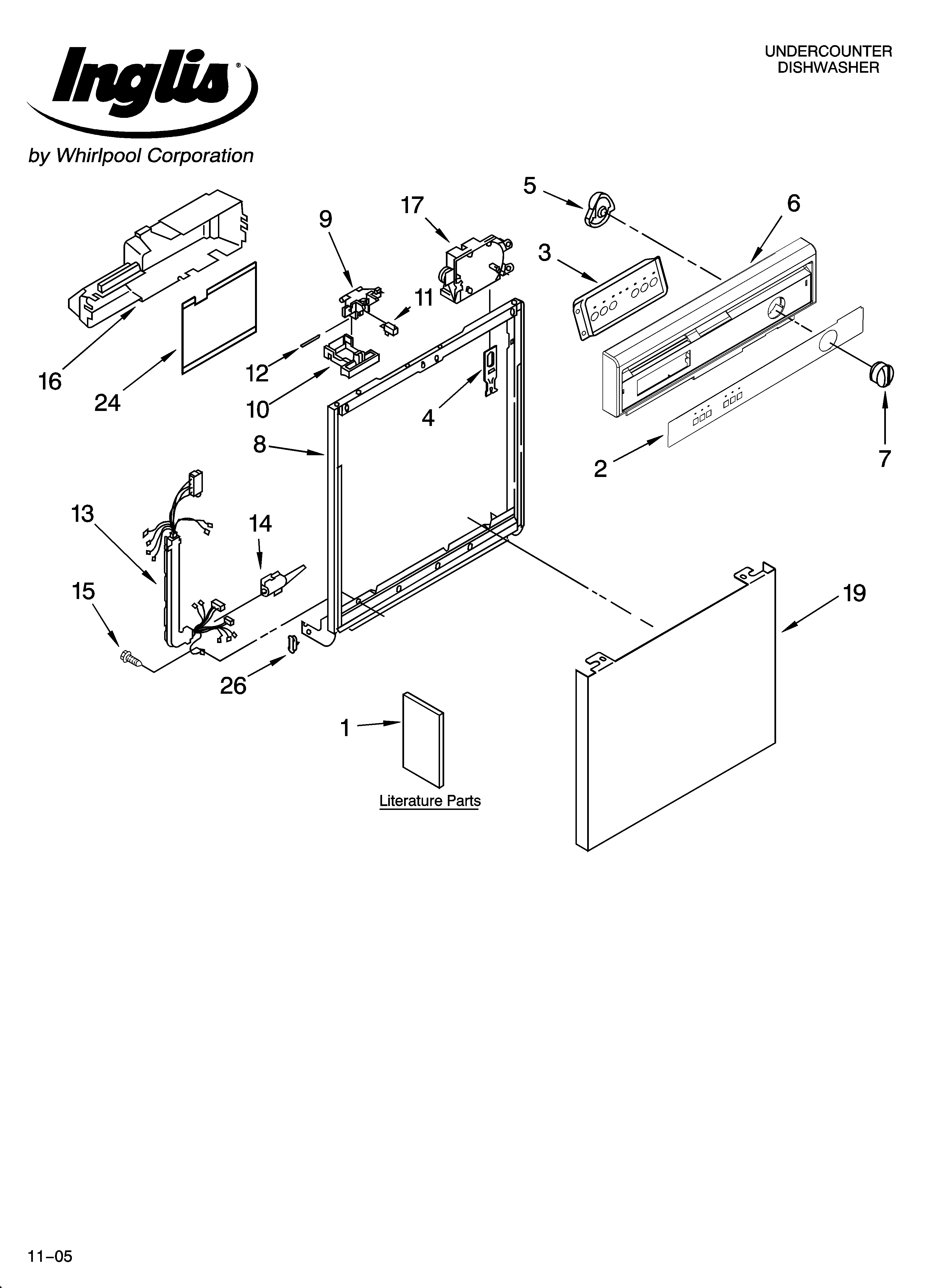 Frame and console parts