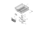 Inglis IRD6710Q2 lower dishrack parts, optional parts (not included) diagram