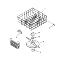 Lower dishrack parts, optional parts (not included)