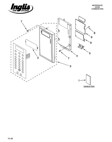 Control panel parts