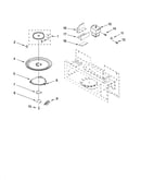 Magnetron and turntable parts