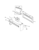 Cabinet and installation parts
