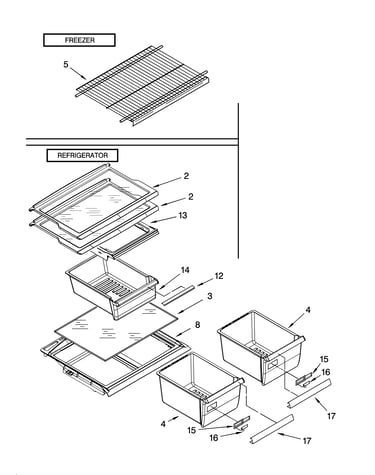 Shelf parts, optional parts
