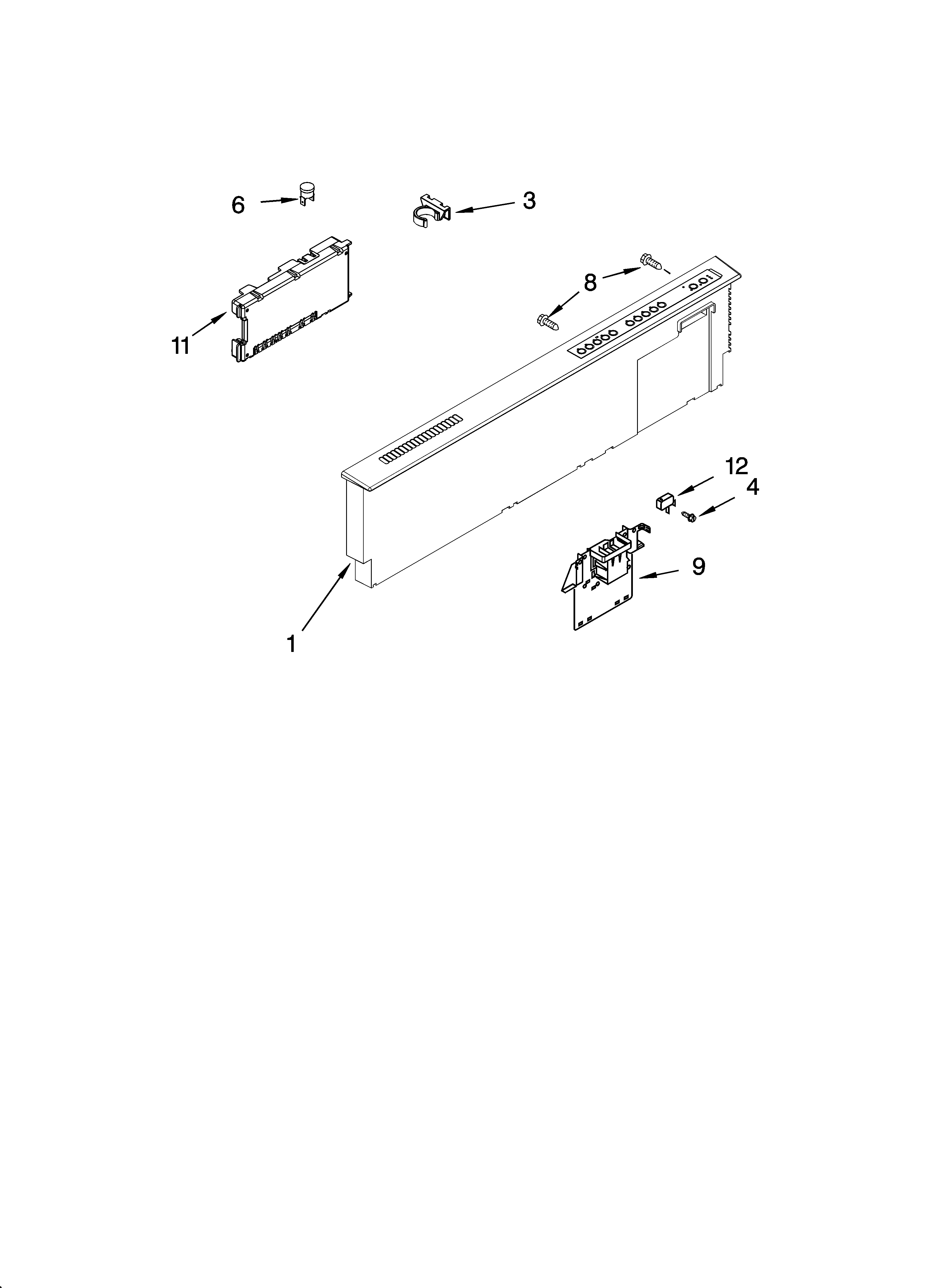 Control panel parts