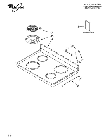 Cooktop parts
