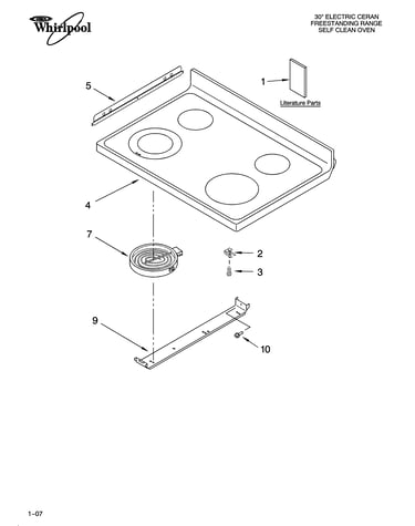 Cooktop parts