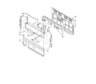 Whirlpool WERP4110SS1 control panel parts diagram