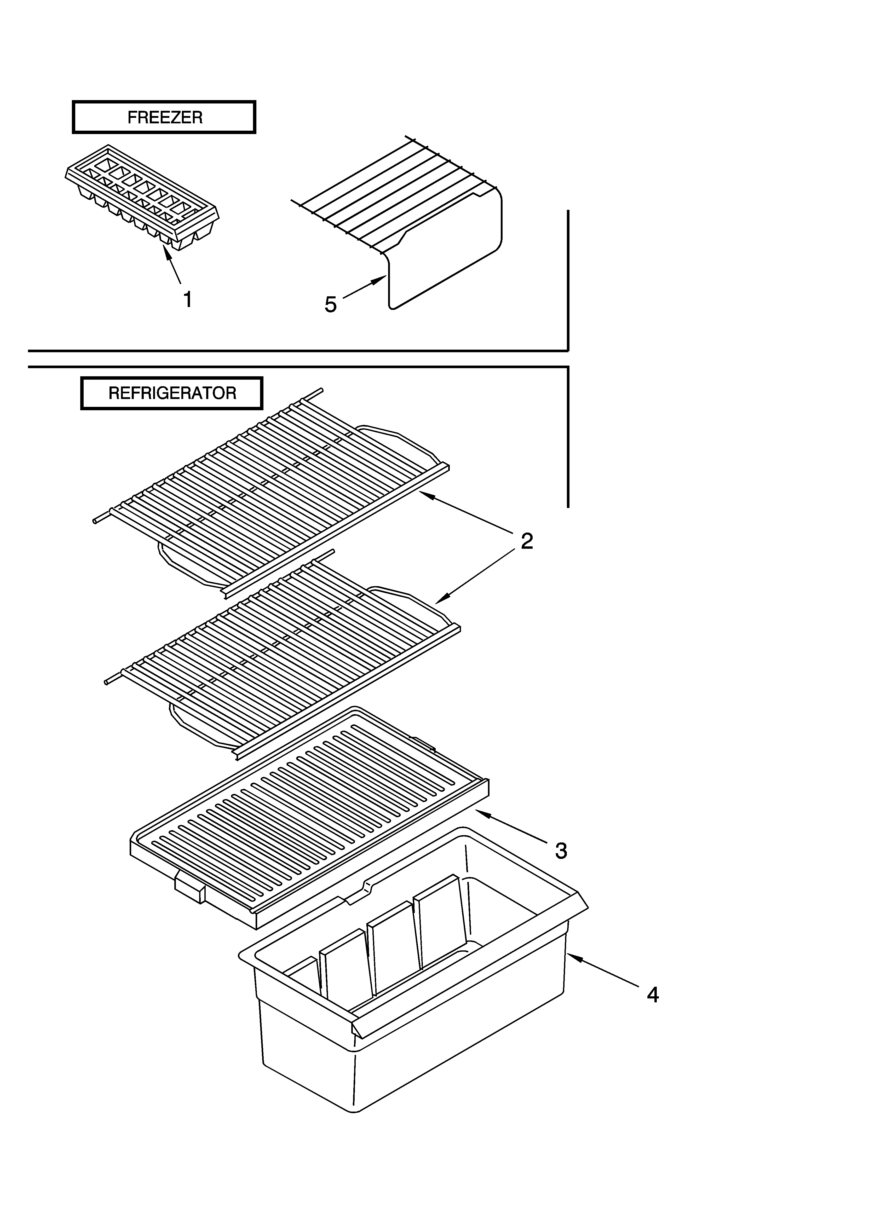 Shelf parts