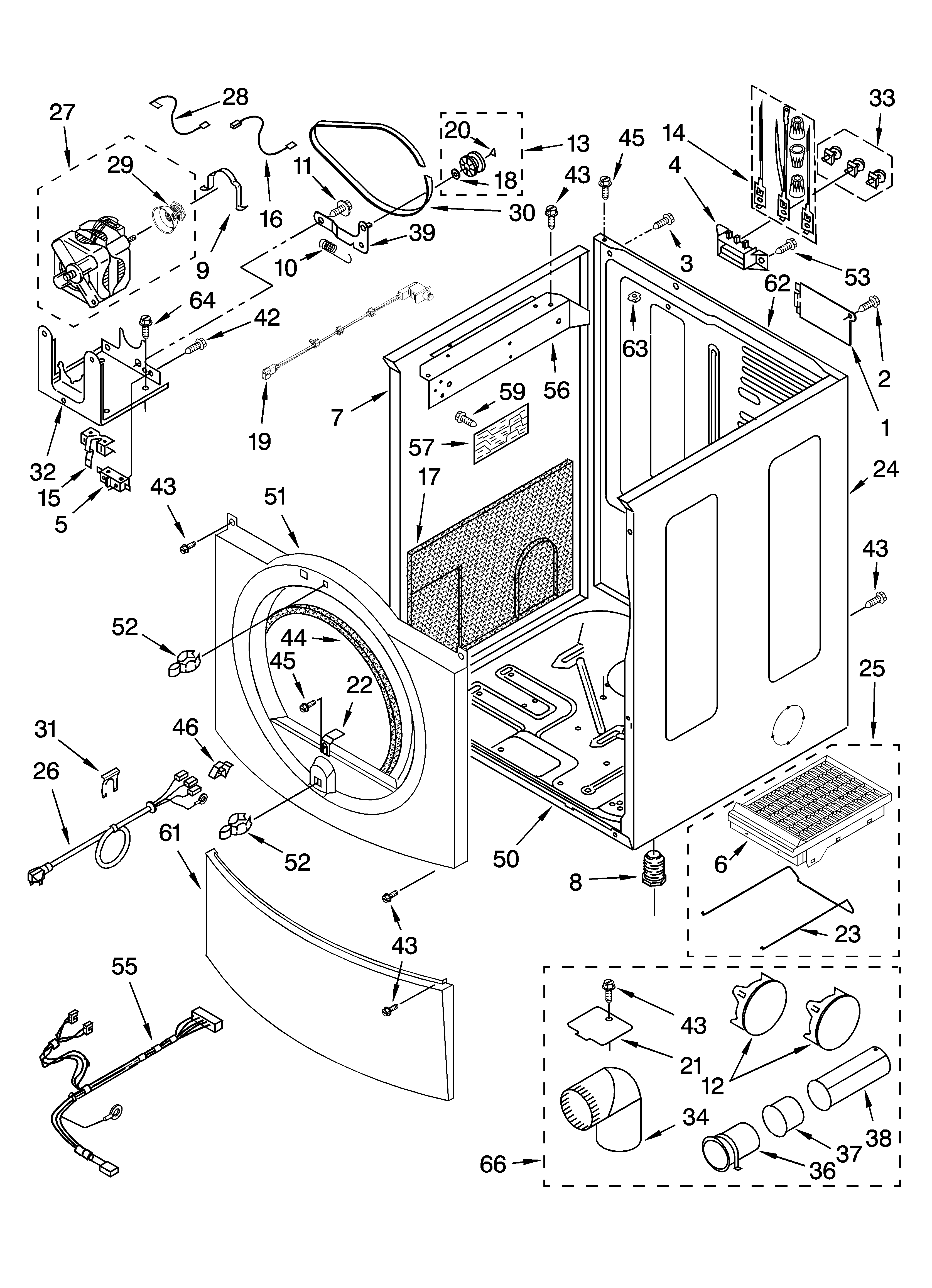 Cabinet parts