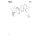 Whirlpool YGH8155XJB0 control panel parts diagram