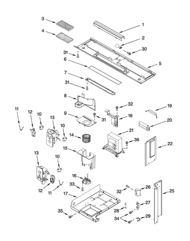 Interior and ventilation parts