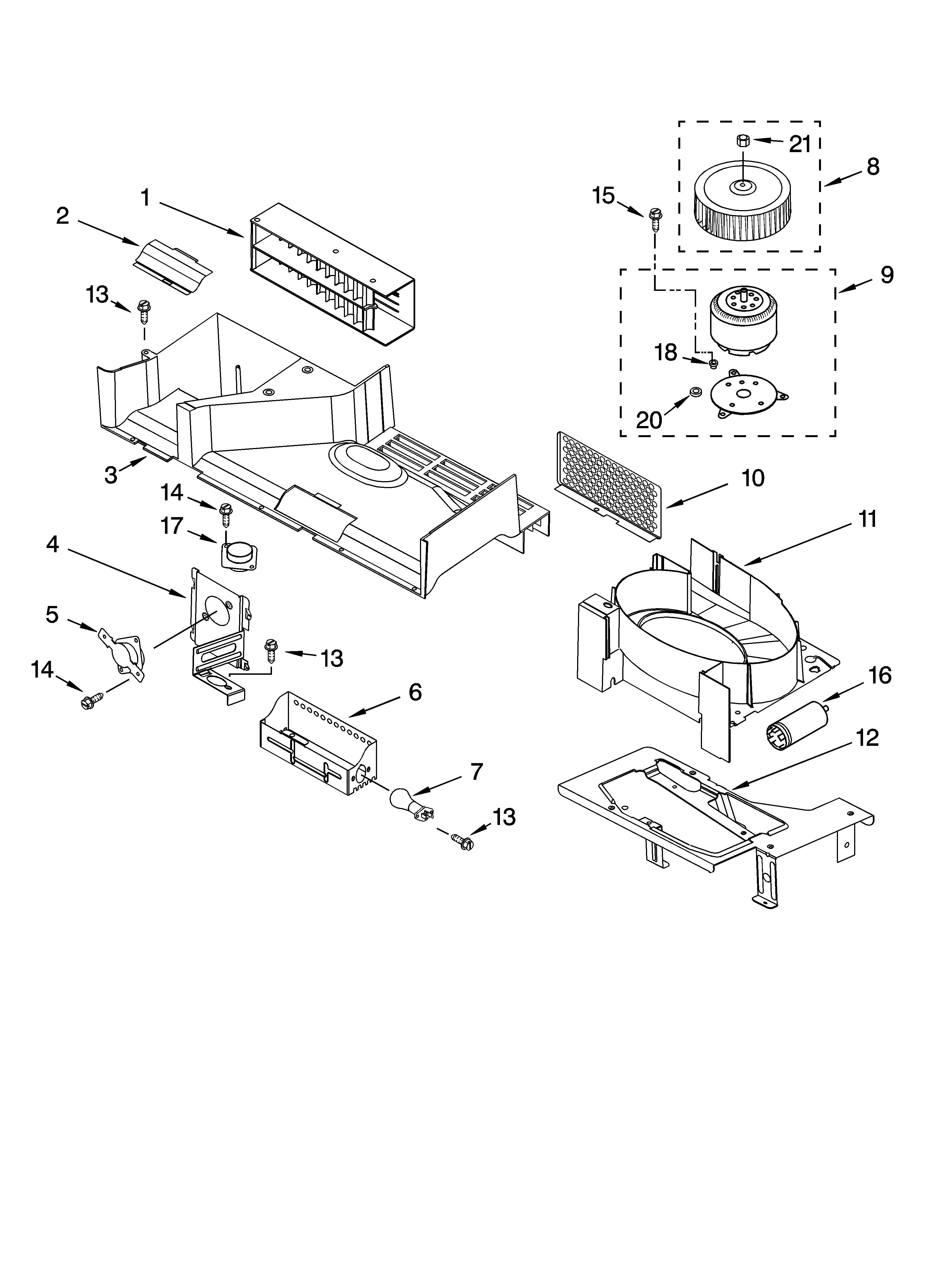 Air flow parts