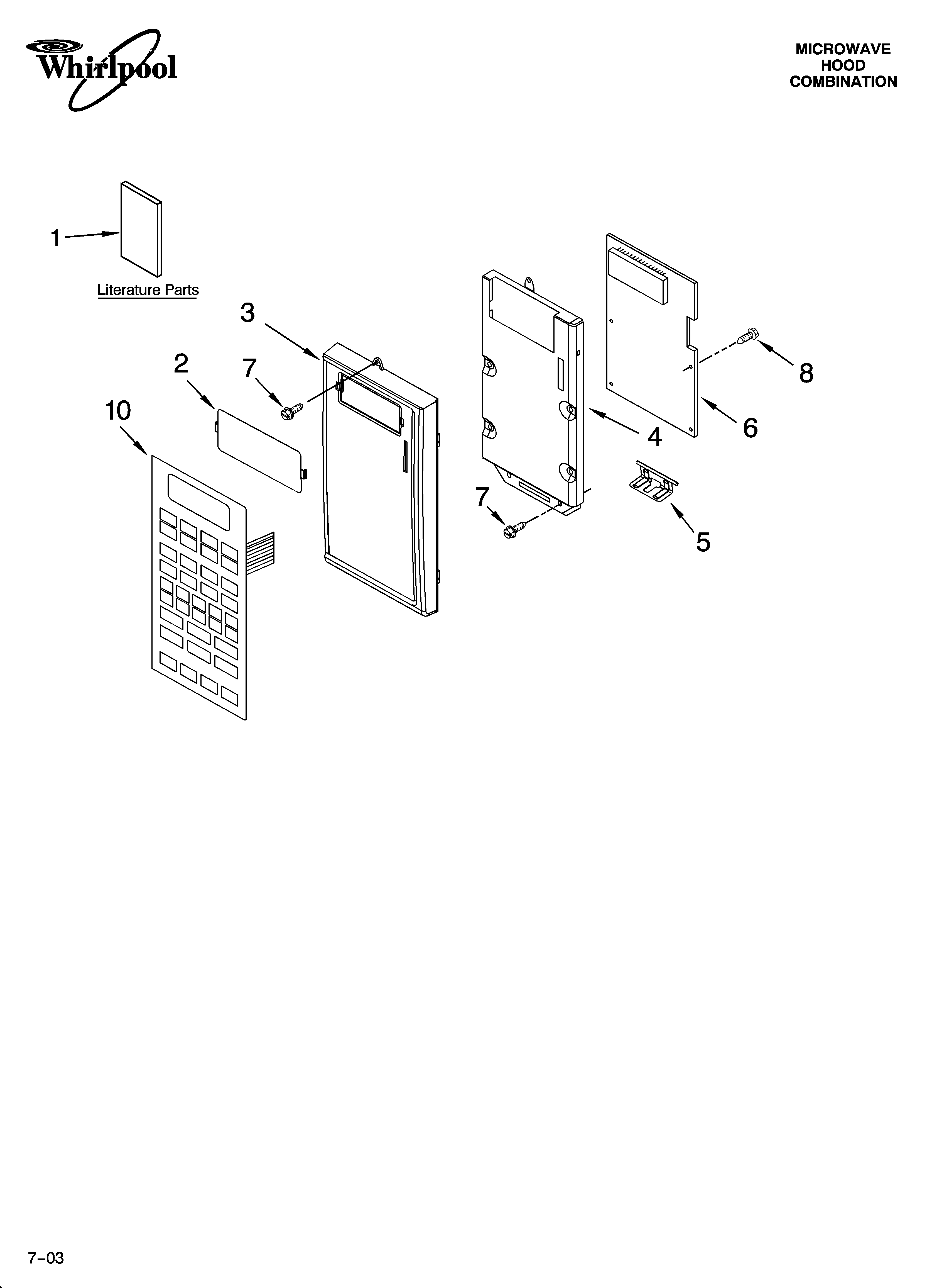 Control panel parts