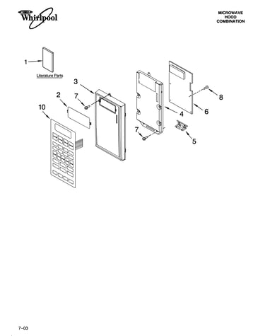 Control panel parts