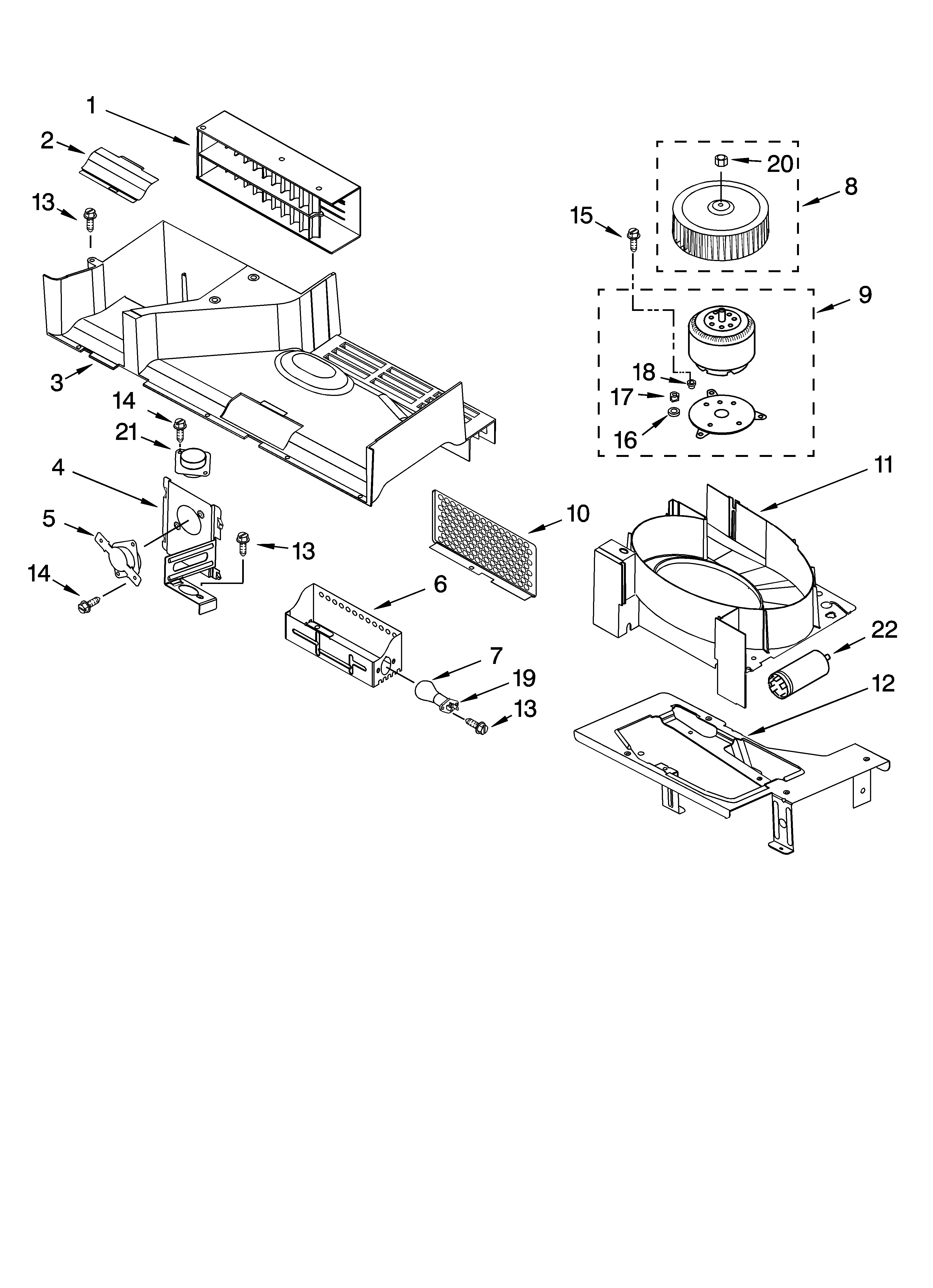 Air flow parts