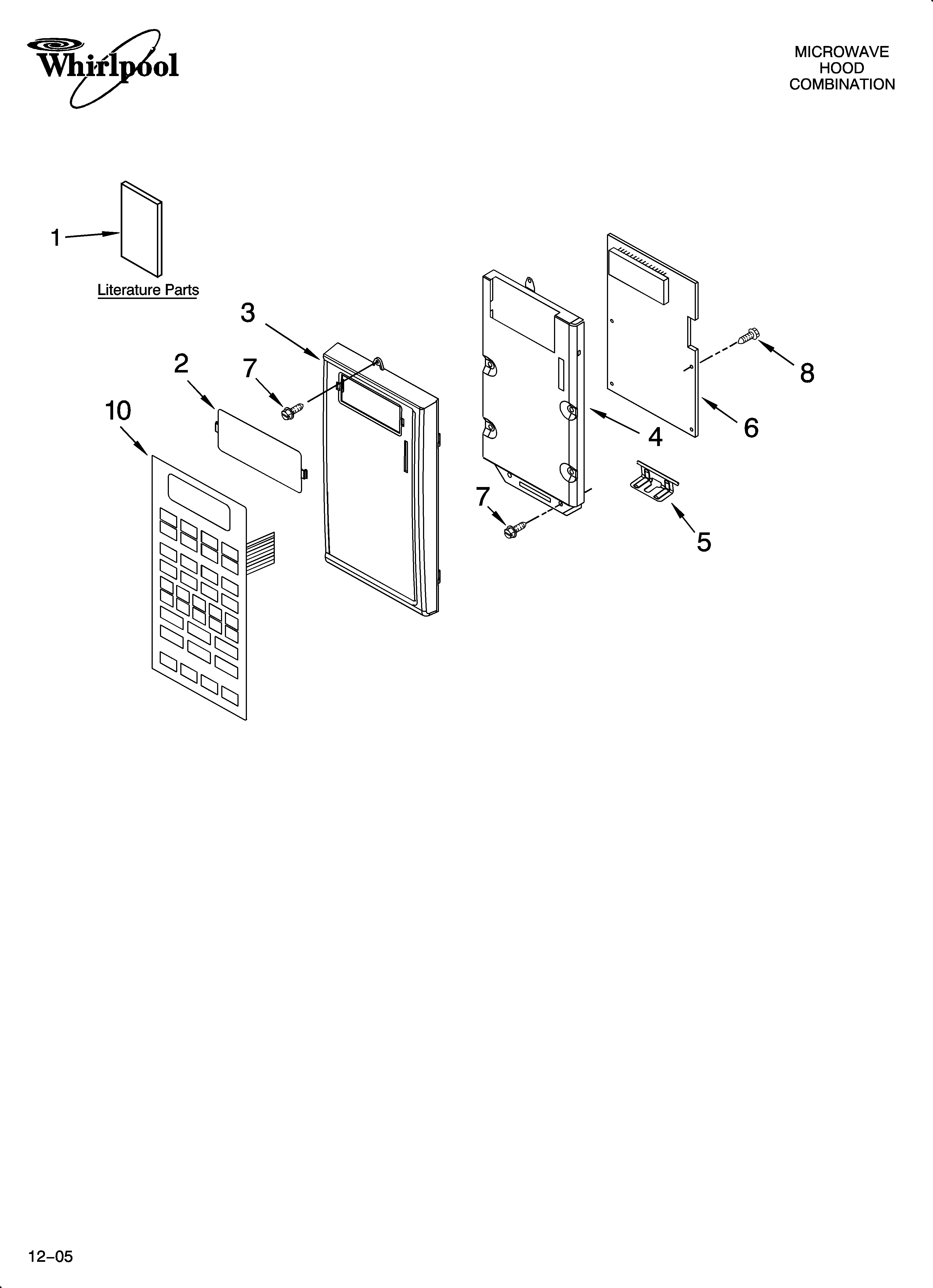 Control panel parts