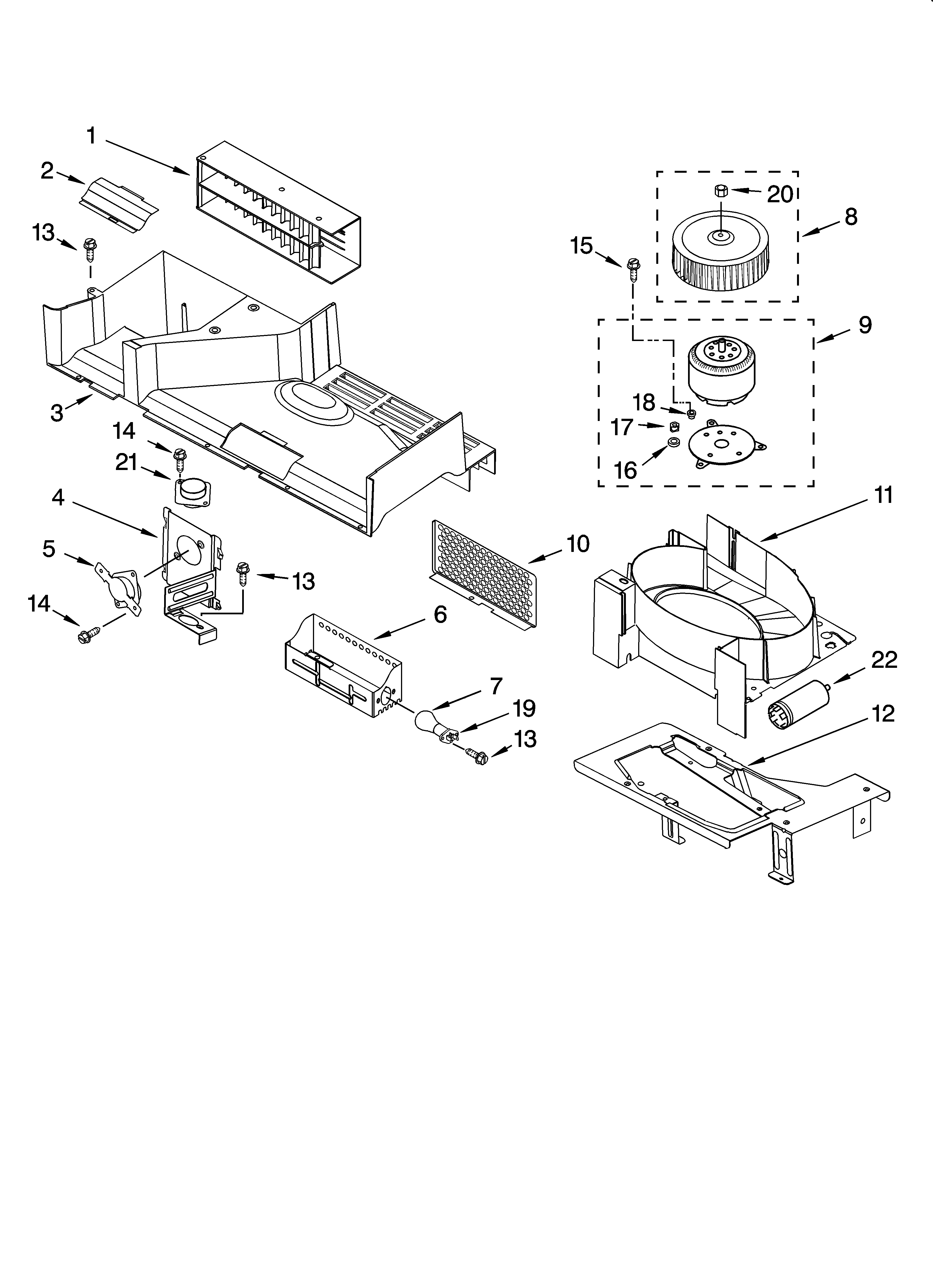 Air flow parts