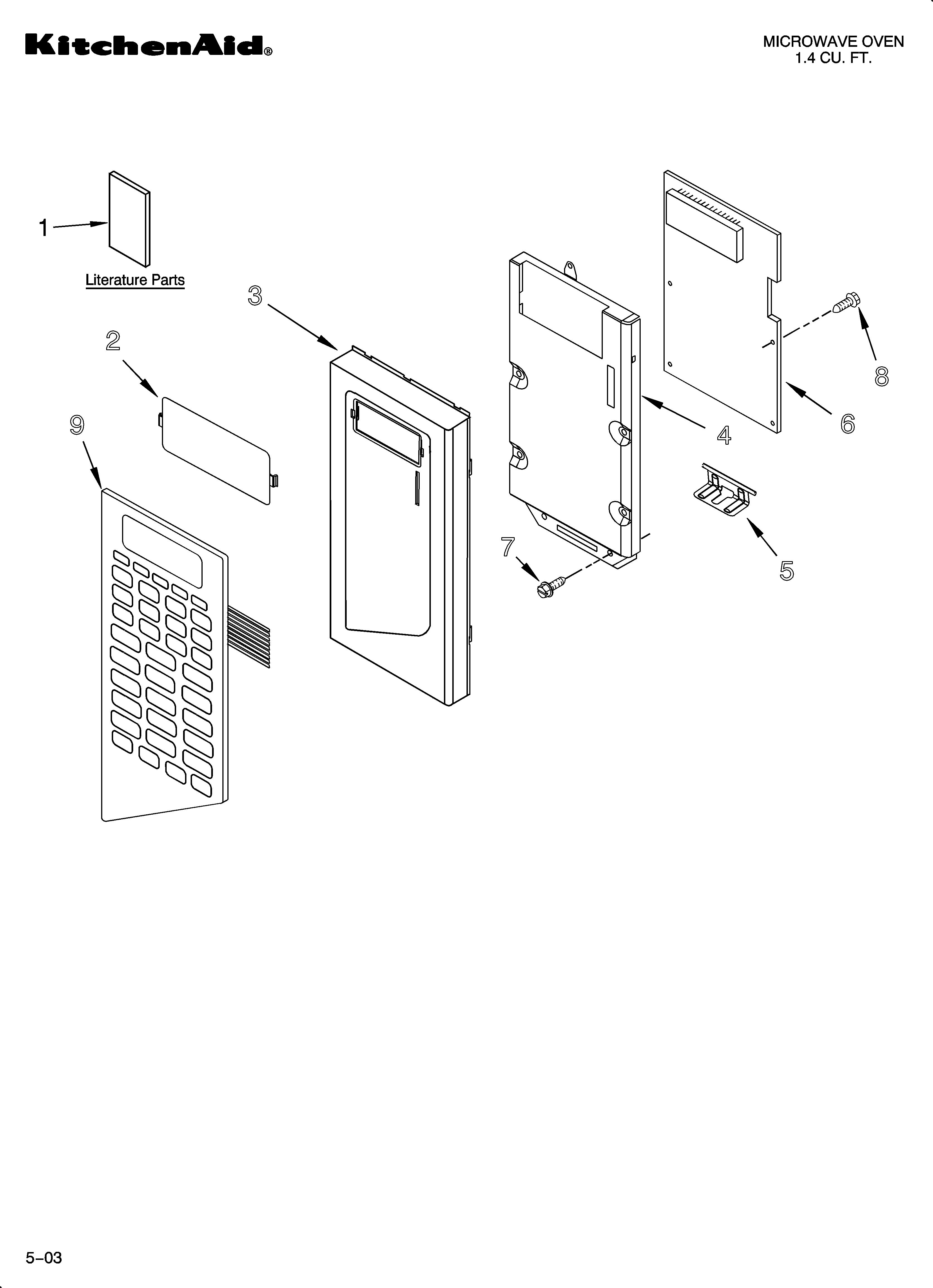 Control panel parts
