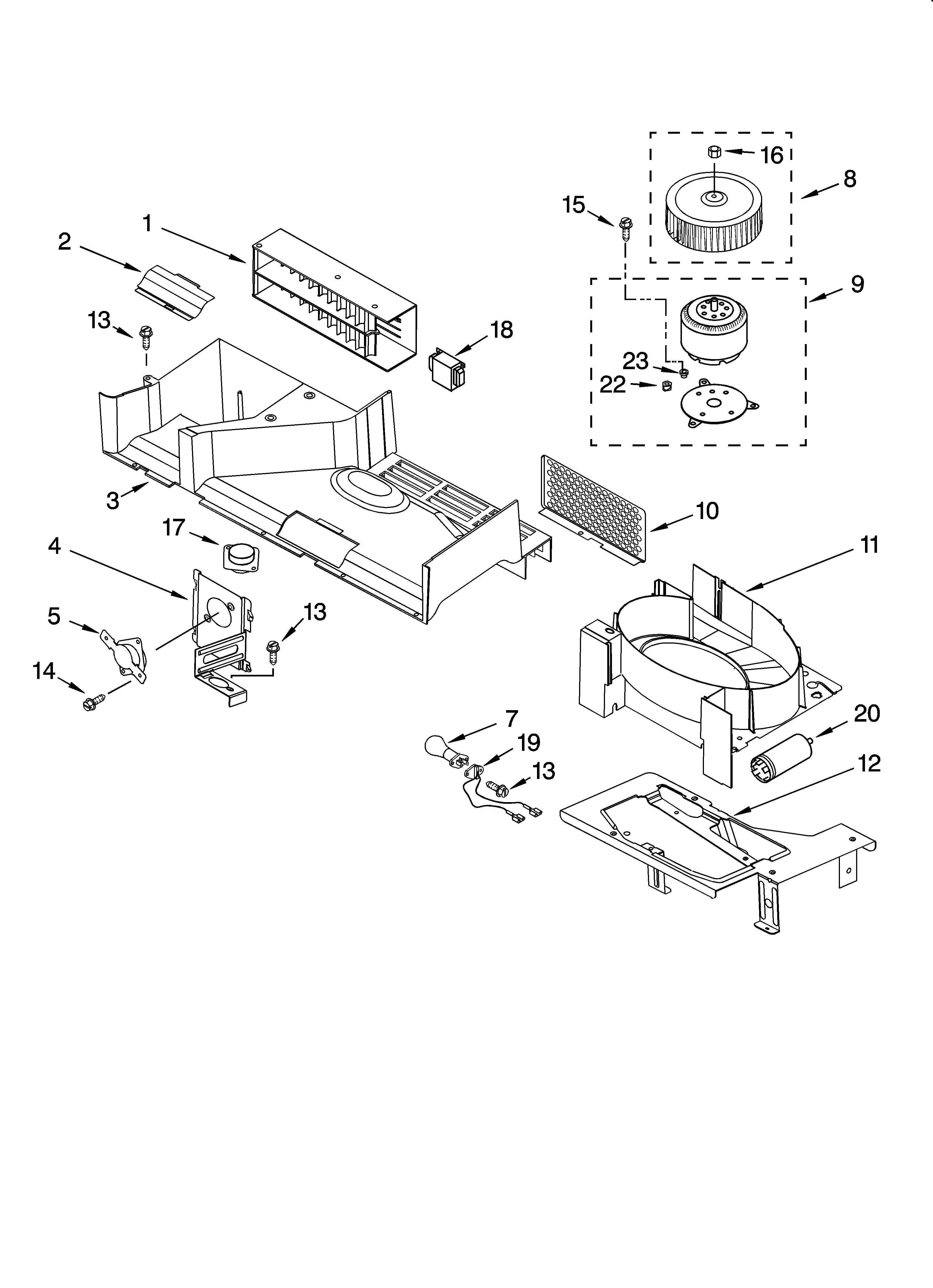 Air flow parts