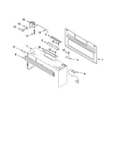 Cabinet and installation parts