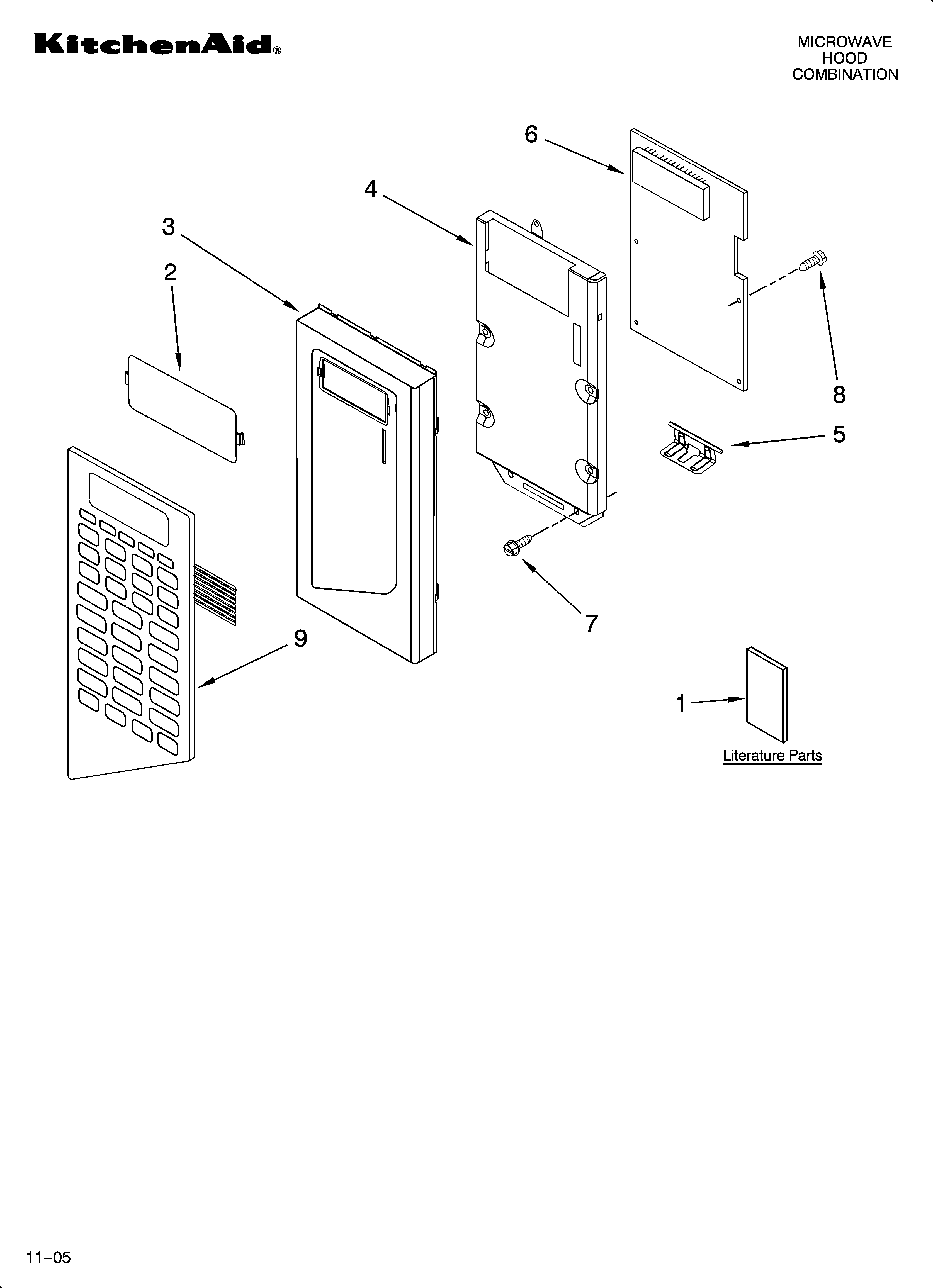 Control panel parts