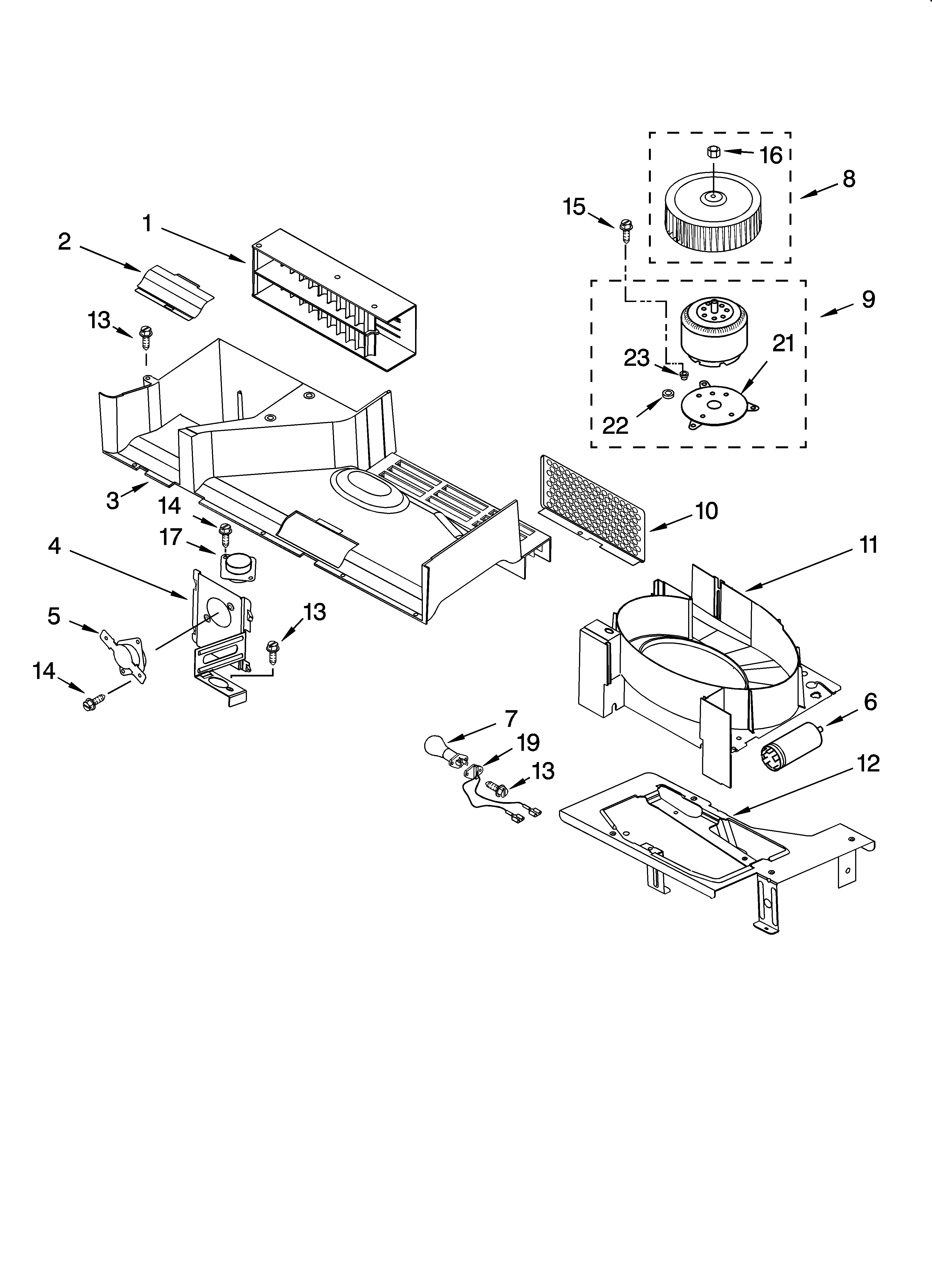 Air flow parts