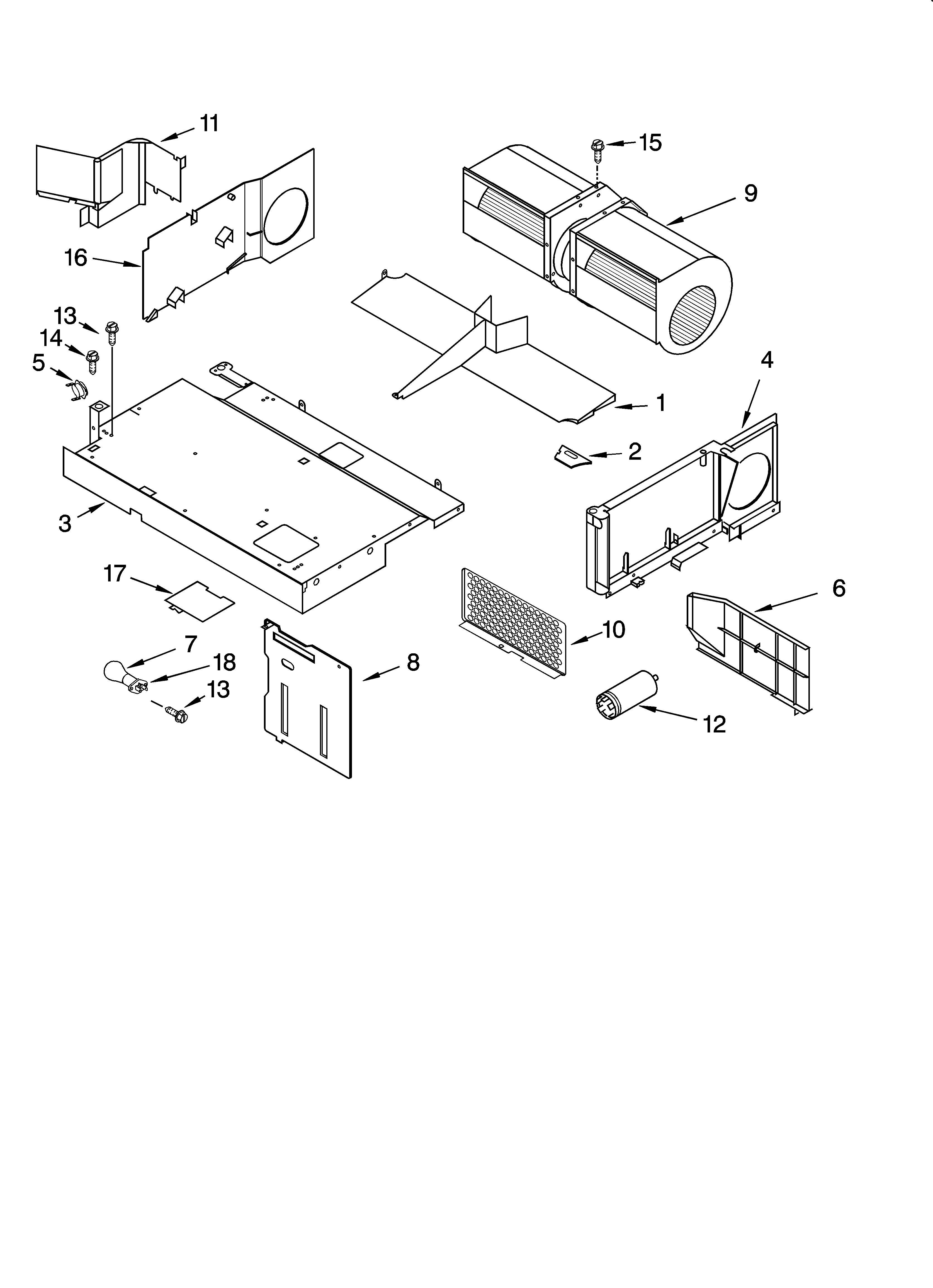 Air flow parts